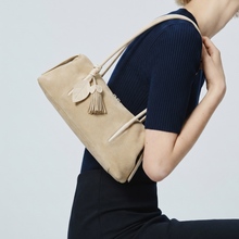 Load image into Gallery viewer, Mila Suede Sausage Bag
