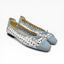 Load image into Gallery viewer, Handwoven Open Weave Ballerina Flats