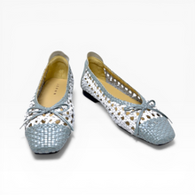 Load image into Gallery viewer, Handwoven Open Weave Ballerina Flats