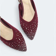 Load image into Gallery viewer, Starlit Wine Flats