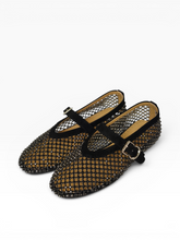 Load image into Gallery viewer, Amaryllis Crystal Mesh Mary Janes