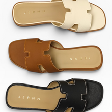 Load image into Gallery viewer, Helena Leather Slides