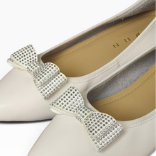 Load image into Gallery viewer, Mira Studded Bow Flats