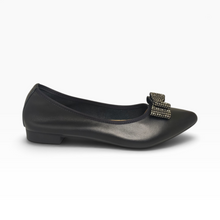 Load image into Gallery viewer, Mira Studded Bow Flats