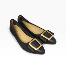 Load image into Gallery viewer, Aveline Square Buckle Flats