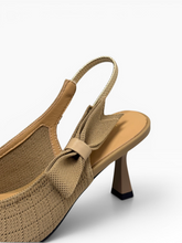 Load image into Gallery viewer, Louise Bow Slingbacks