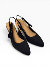 Load image into Gallery viewer, Louise Bow Slingbacks