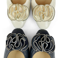 Load image into Gallery viewer, Teresa Hidden Wedges with diamond gathers