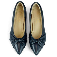 Load image into Gallery viewer, Bennett Signature lambskin pumps with twisted gathers