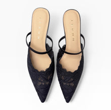 Load image into Gallery viewer, Luna Lace Heels (2 way backstrap)