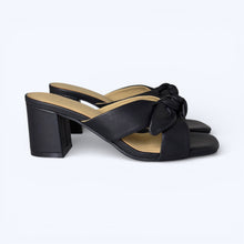 Load image into Gallery viewer, Margot Knotted Low Heel Sandals