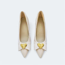 Load image into Gallery viewer, Agatha Leather Heel