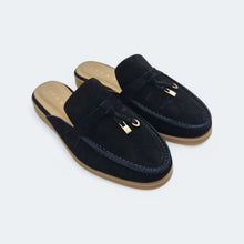 Load image into Gallery viewer, Carol Suede Leather Mules Flats