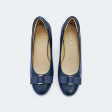 Load image into Gallery viewer, Emilie Lambskin Leather High Wedges