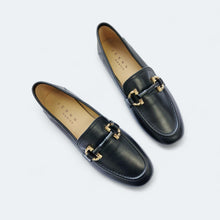 Load image into Gallery viewer, Fay Lambskin Leather Loafers