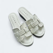 Load image into Gallery viewer, Clara Weave Wedge Sandal