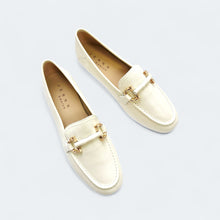 Load image into Gallery viewer, Fay Lambskin Leather Loafers