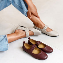 Load image into Gallery viewer, Rose Scrunchie Mary Janes