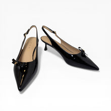 Load image into Gallery viewer, Veron Patent Slingback Heels