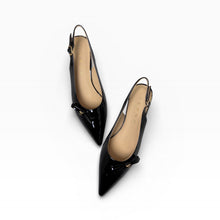 Load image into Gallery viewer, Veron Patent Slingback Heels
