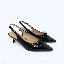 Load image into Gallery viewer, Veron Patent Slingback Heels