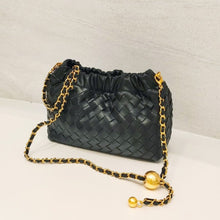 Load image into Gallery viewer, Lumi handwoven with gold chain