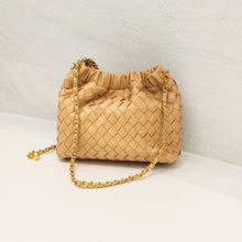 Load image into Gallery viewer, Lumi handwoven with gold chain