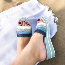 Load image into Gallery viewer, Summer Soni Weave Wedge Sandal