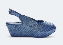 Load image into Gallery viewer, Handwoven Square Front wedges with Slingback - 28289