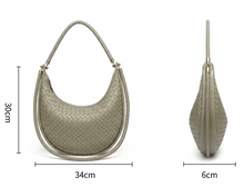 Load image into Gallery viewer, Serena Woven Hobo Bag