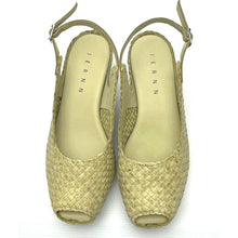 Load image into Gallery viewer, Handwoven Square Front wedges with Slingback - 28289