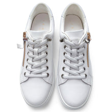 Load image into Gallery viewer, Lightweight sneakers with side gold zip
