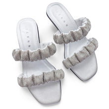 Load image into Gallery viewer, Stretchy diamond straps sandals

