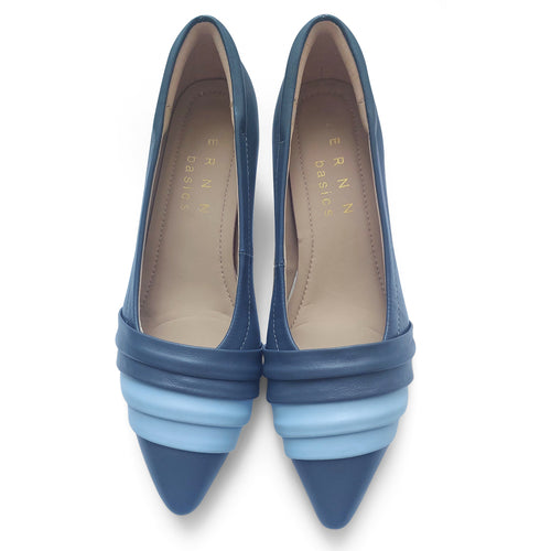 Anne Signature lambskin pumps with pleats