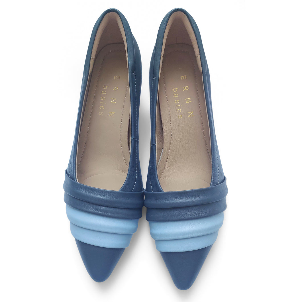 Anne Signature lambskin pumps with pleats
