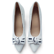 Load image into Gallery viewer, Caitlyn Signature lambskin pumps with whiskers bow
