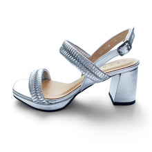 Load image into Gallery viewer, Seraphina Woven platform heels
