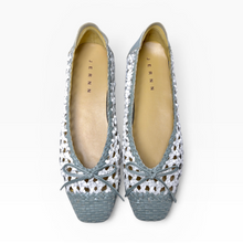 Load image into Gallery viewer, Handwoven Open Weave Ballerina Flats
