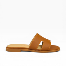 Load image into Gallery viewer, Helena Leather Slides

