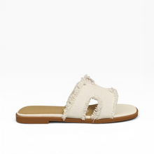 Load image into Gallery viewer, Colette Denim Slides
