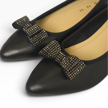 Load image into Gallery viewer, Mira Studded Bow Flats
