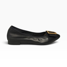 Load image into Gallery viewer, Aveline Square Buckle Flats
