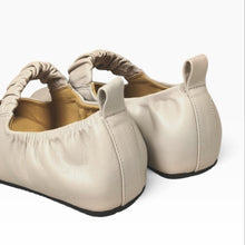 Load image into Gallery viewer, Rose Scrunchie Mary Janes
