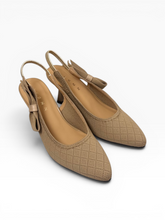 Load image into Gallery viewer, Louise Bow Slingbacks
