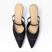 Load image into Gallery viewer, Luna Lace Heels (2 way backstrap)
