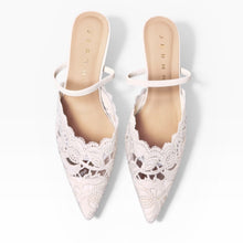 Load image into Gallery viewer, Luna Lace Heels (2 way backstrap)
