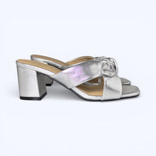 Load image into Gallery viewer, Margot Knotted Low Heel Sandals
