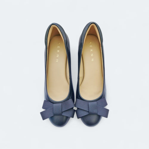 Jeanne Lambskin Leather High Wedges