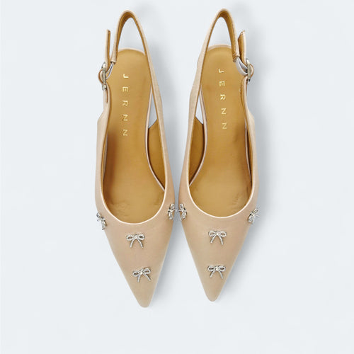 Charlie Ribbon Low Heels