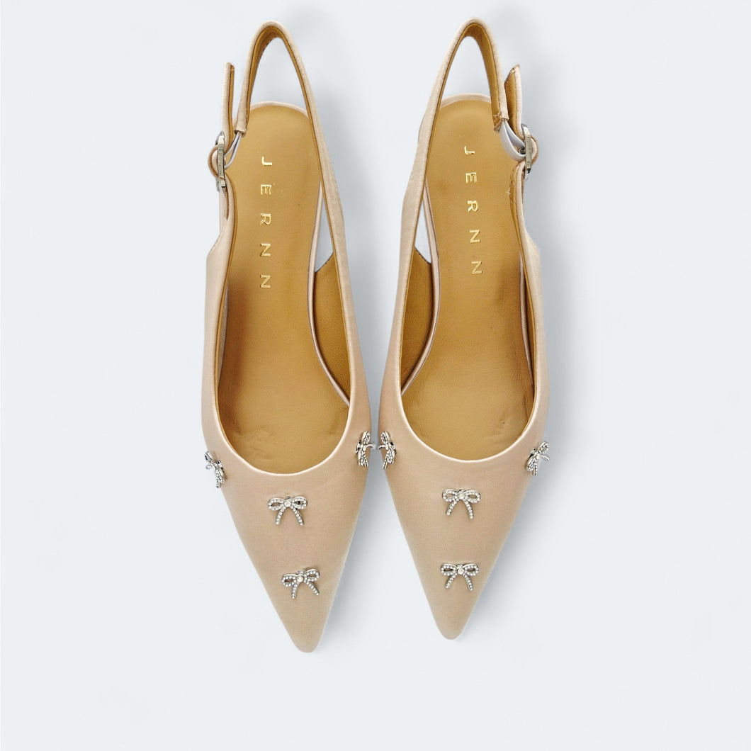 Charlie Ribbon Low Heels